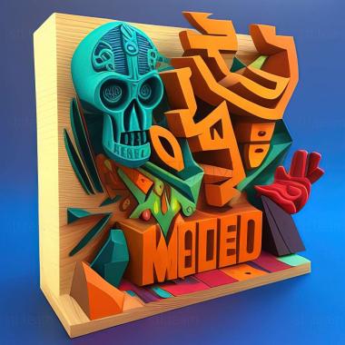 3D model Guacamelee 2 game (STL)